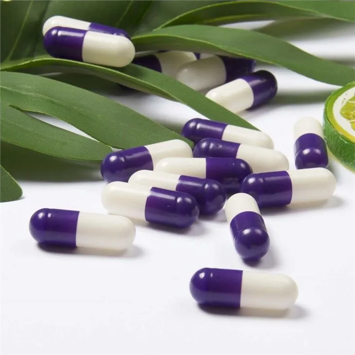 HPMC Vegetable Capsule Purple White